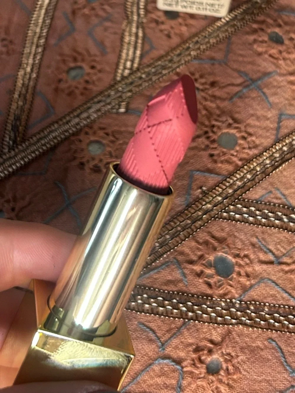 Burberry Kisses Matte Lipstick in Deep Peach